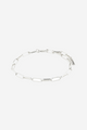 Ronja Rectangular Chain Link Silver Bracelet