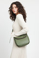 FiFi Cactus Leather Shoulder Bag