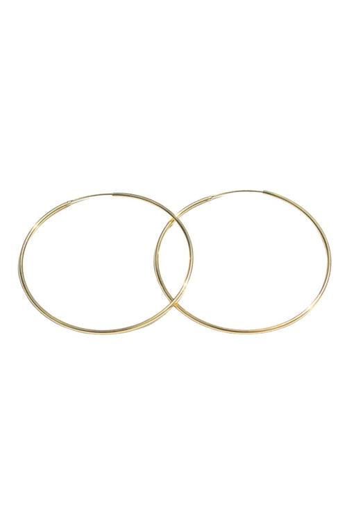 gold hoop earrings