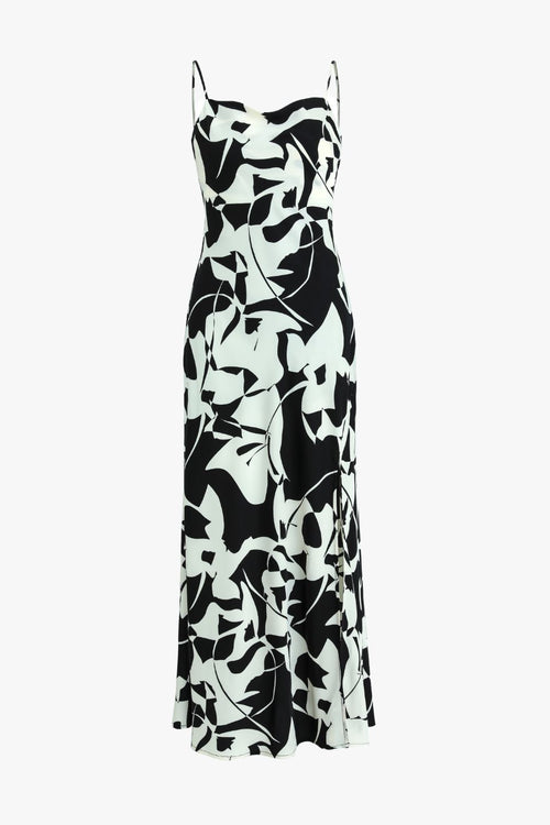  black and white maxi dress