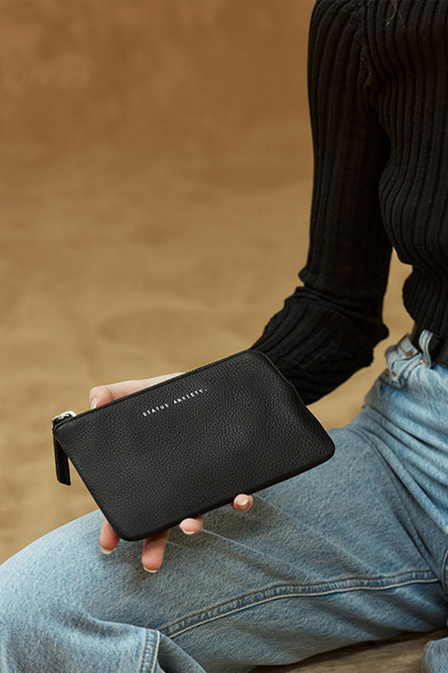 black wallet