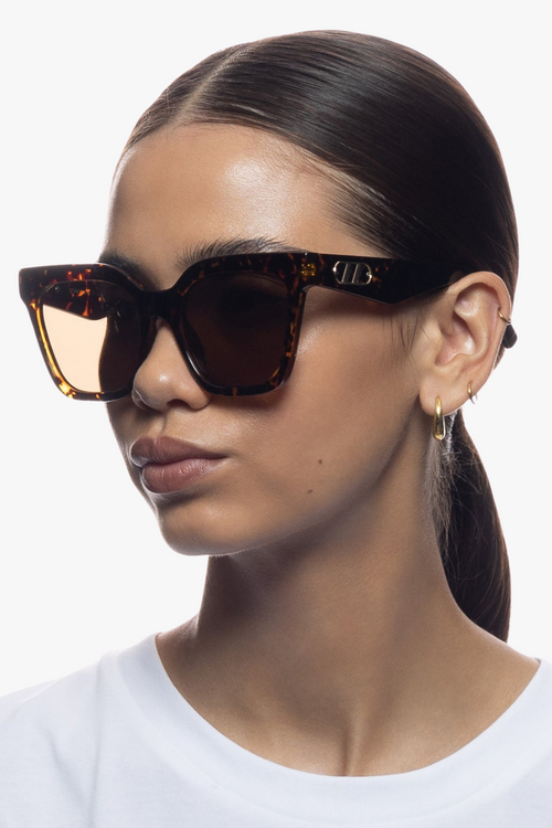 Cat Eye Tort Brown Sunglasses