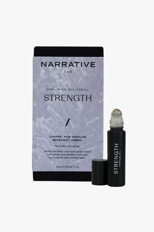 Strength Roller Ball Parfum Oil HW Fragrance - Candle, Diffuser, Room Spray, Oil Narrative Lab   