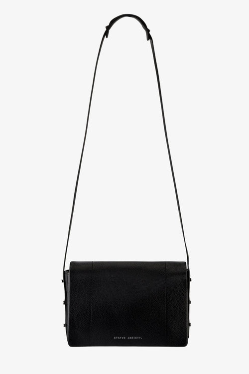 black shoulder handbag