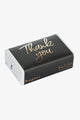 Thank You Grey Rose Gold Foil Basil Lime Mandarin Soap