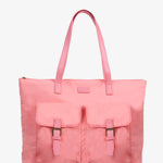 Pink tote bag