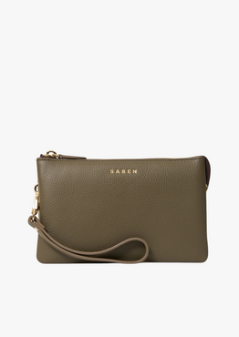 khaki rosemary saben bag