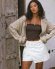 Toledo Bone Crop Trench Coat