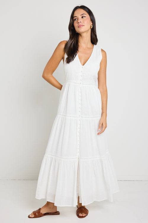 white maxi dress