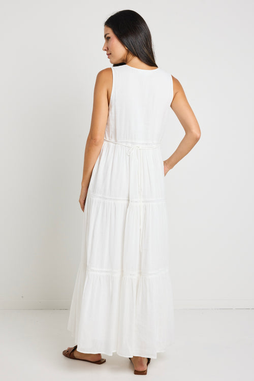 white maxi dress