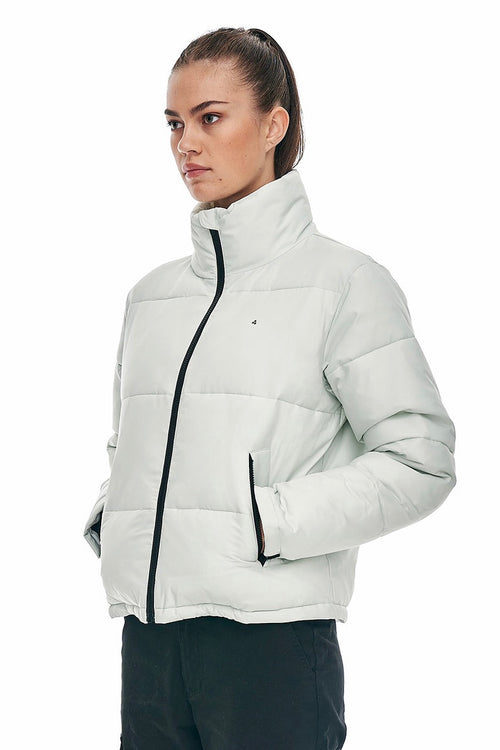 white puffer jacket