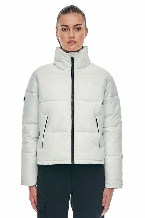 white puffer jacket