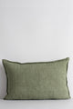 Arcadia Moss Feather Inner 40x60cm Linen Cushion