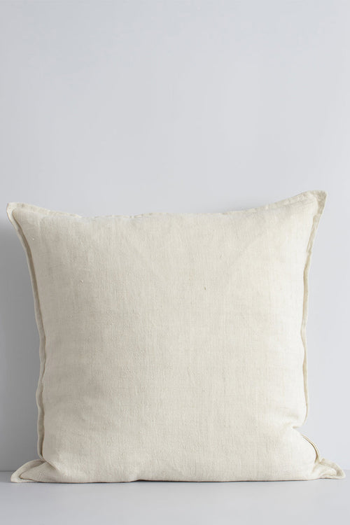 white linen cushion