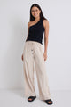 Townie Sand Stripe Side Tape Wide Leg Pants