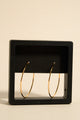 Classic Gold Thin Hoop