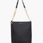 Claudette Crossbody Black + Gold Chunky Chain Handle ACC Bags - All, incl Phone Bags Saben   