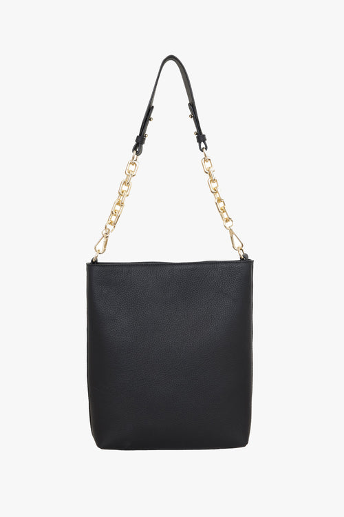 Claudette Crossbody Black + Gold Chunky Chain Handle ACC Bags - All, incl Phone Bags Saben   