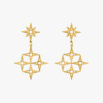 Hanging Constellation Gold Earrings ACC Jewellery Lindi Kingi   