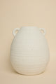 Double Handle White Textured 24cm Large Urn