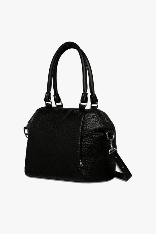 Force of Being Black Bubble Leather Handbag ACC Bags - All, incl Phone Bags Status Anxiety   