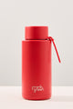 Ceramic Reusable Atomic Red 1ltr Bottle