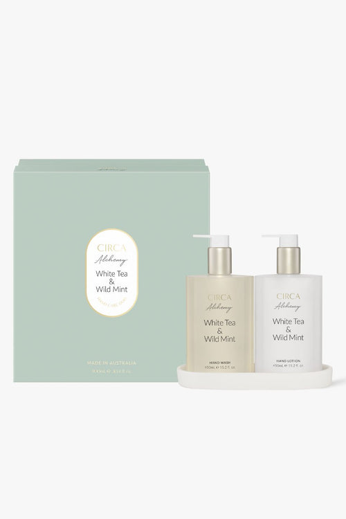 Alchemy White Tea + Wild Mint Hand Care Set HW Beauty - Skincare, Bodycare, Hair, Nail, Makeup Circa Home   