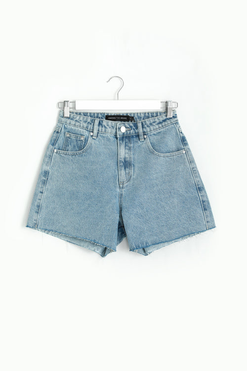 denim shorts