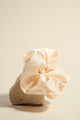 Large Cream Satin Scrunchie