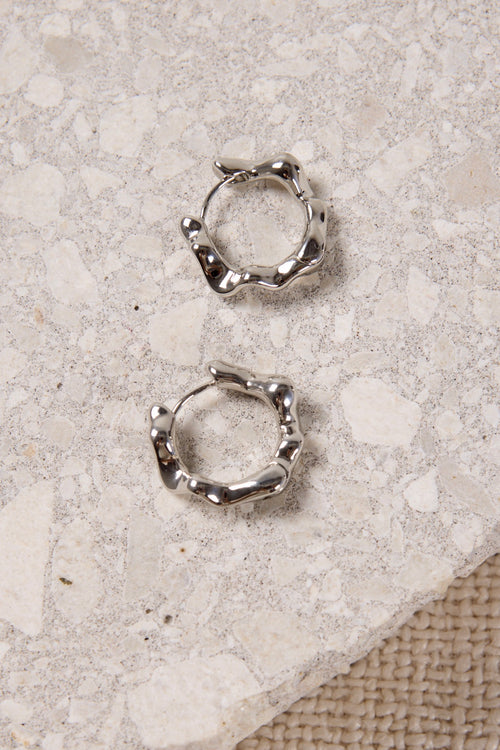 silver hoops