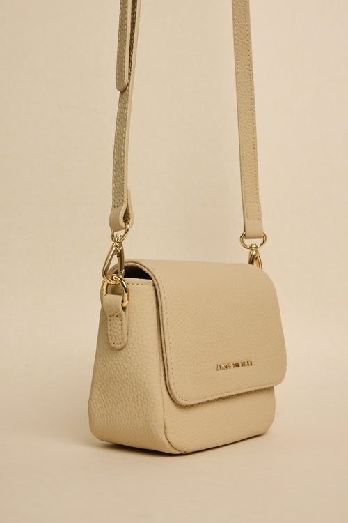 beige mini handbag