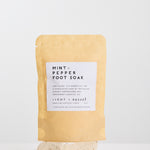 Mint + Pepper 100g Sachet Foot Soak