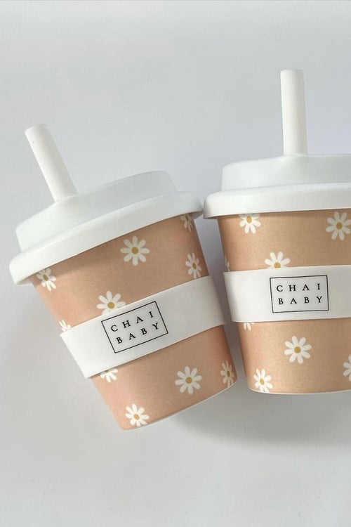 Natural Tan Daisy Babyccino + Fluffy Cup HW Kids Chai Baby   