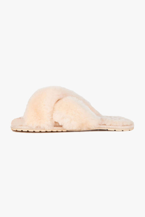 Mayberry Natural Wool Crossover Slippers ACC Shoes - Slippers Emu   