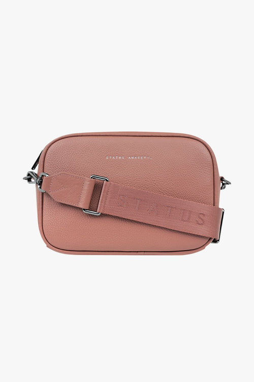 Pink crossbody bag