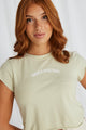 Sugar Sage Crop Band Tee