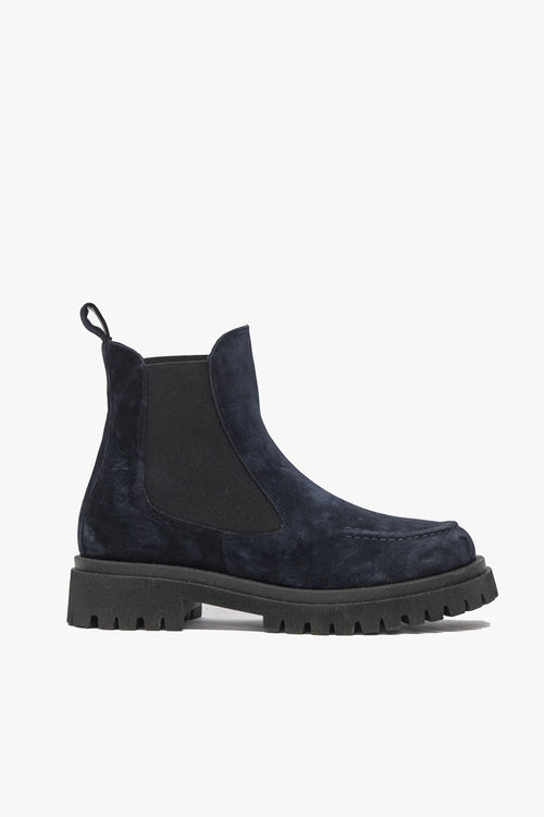 Vixen Blue Suede Chelsea Low Boot ACC Shoes - Boots Zoe Kratzmann   