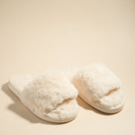 Warm Cream Fluffy Slippers