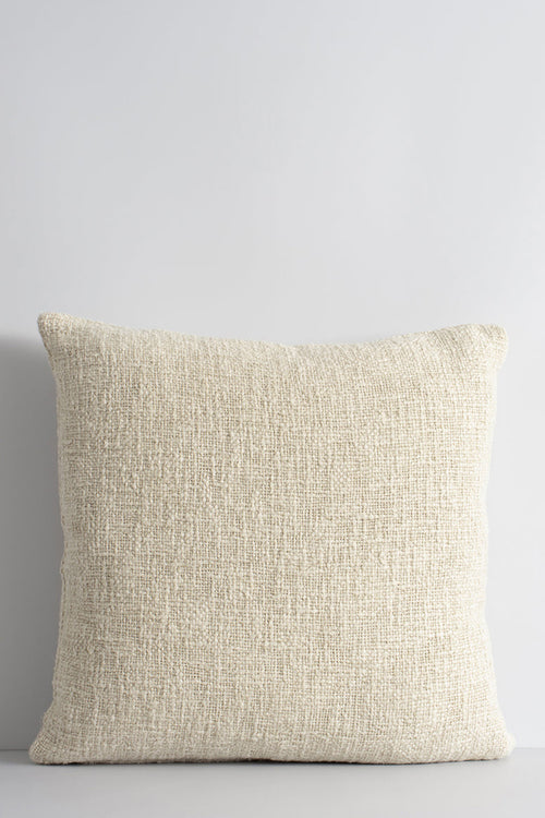 white textured pillow