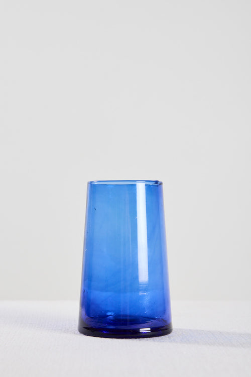 blue wine glass