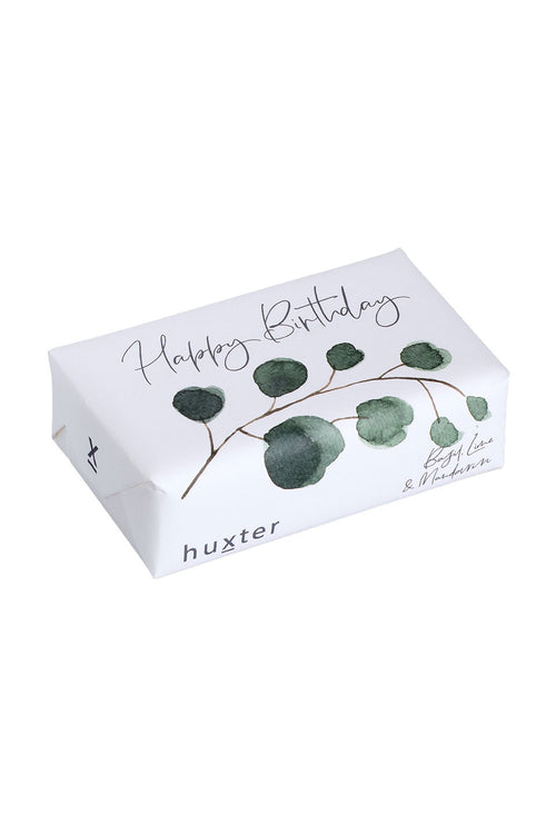 Happy Birthday Green Leaves Basil Lime + Mandarin Soap HW BEAUTY, Body, Skincare Huxter   