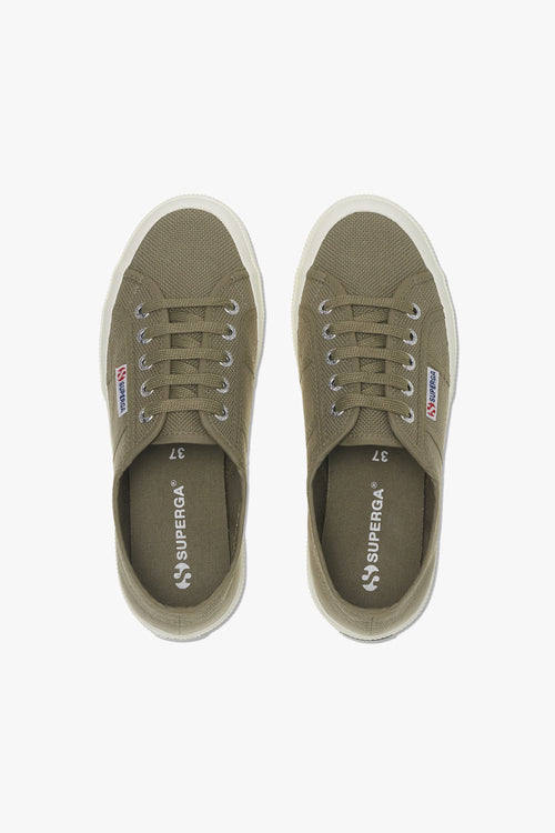 2750 Cotu Safari Green Canvas Sneaker ACC Shoes - Sneakers Superga   