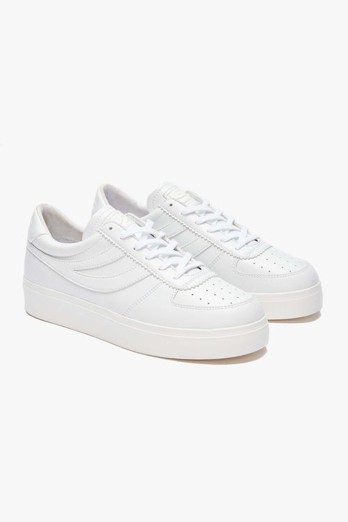 2850 Seattle 3 Vegan Leather White Sneaker ACC Shoes - Sneakers Superga   