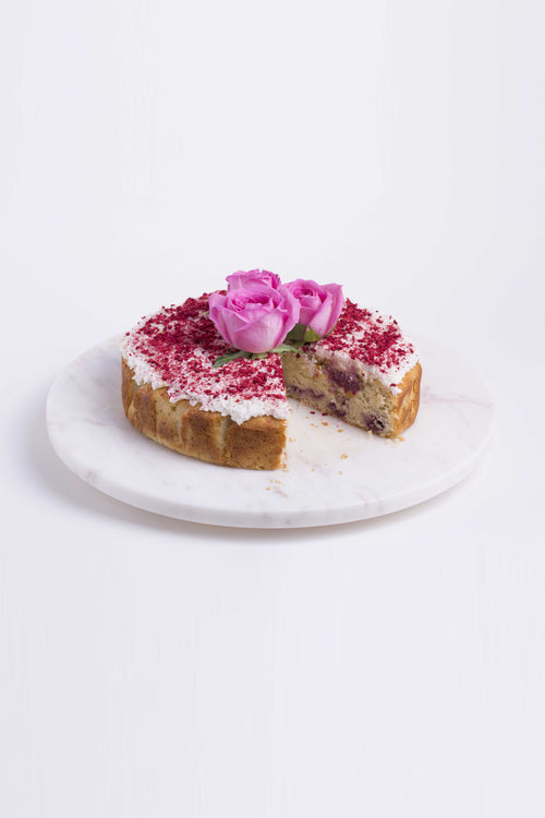 Coconut Raspberry Kaffir Lime Cake Mix HW Food & Drink The Caker   