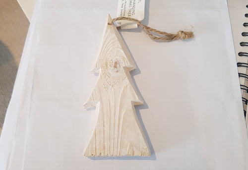 Wooden Hanging Christmas Tree HW Christmas Alisons Acquisitions   