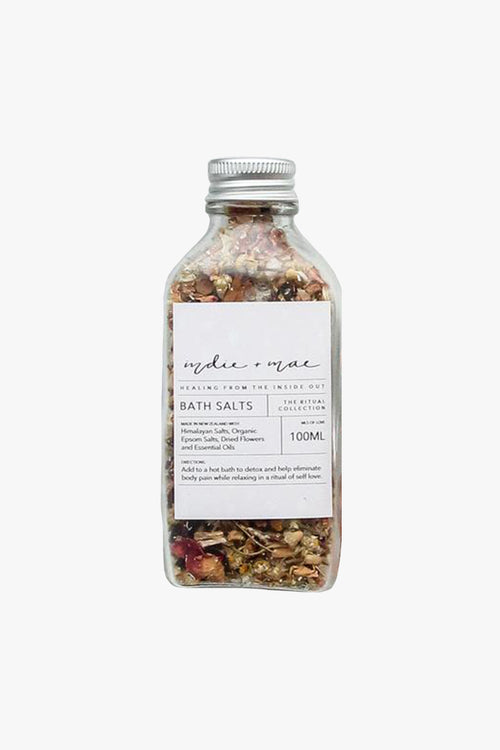 Ritual Bath Salts 100ml HW Beauty - Skincare, Bodycare, Hair, Nail, Makeup Indie + Mae   