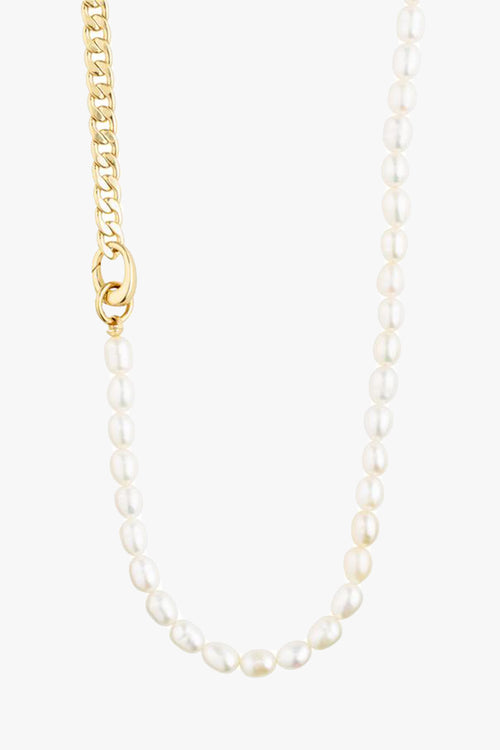 Precious Gold Chain With Pearls Necklace ACC Jewellery Pilgrim   