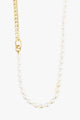 Precious Gold Chain With Pearls Necklace