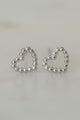 Dotty Love Stud Earrings Silver