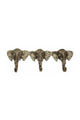 Elephant Hooks in Antique Nickel Finish 300x50x110cm